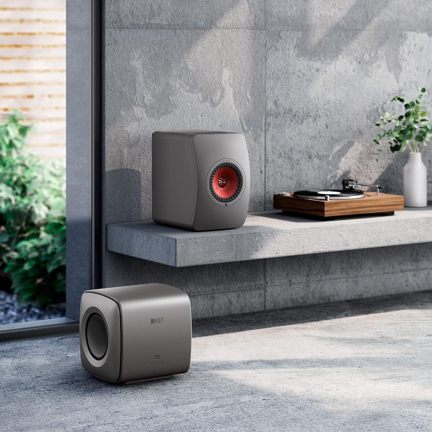 KEF KC62 1000W Subwoofer (500W x 2) Dual 6.5" Uni-Core with iBX (Certified Refurbished)