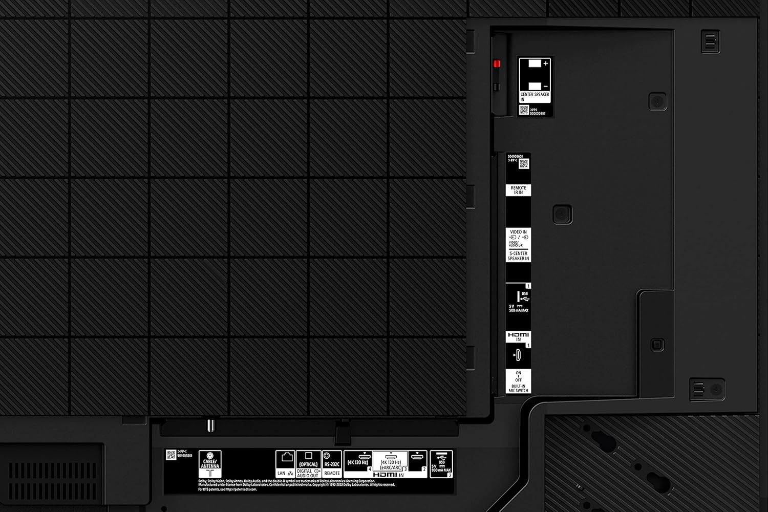 Sony 83 inch A80L BRAVIA XR OLED 4K Ultra HD HDR Smart Google TV with Dolby Vision/Atmos and Exclusive Features for PlayStation 5 (XR83A80L) (Refurbished)