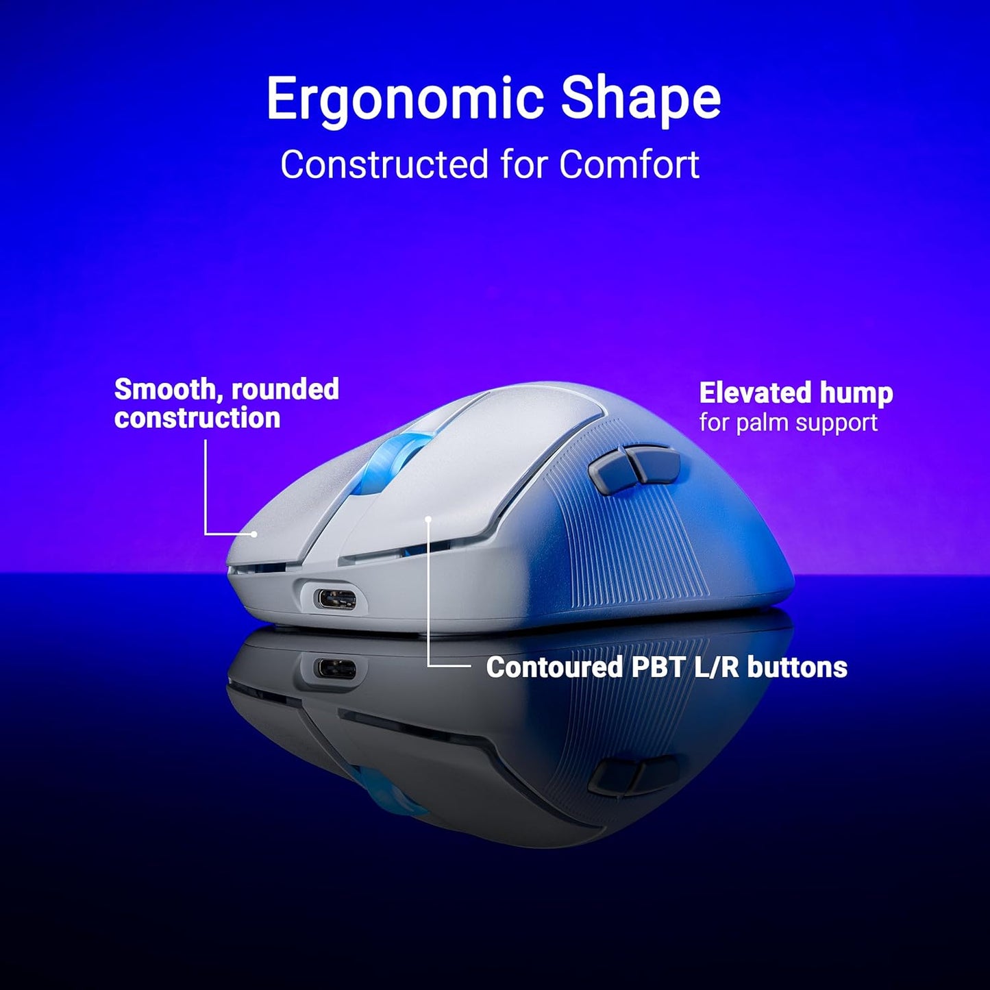 ASUS ROG Keris II Ace Wireless Gaming Mouse, 54g Lightweight, AimPoint Pro 42K Optical Sensor, Optical Micro Switches, SpeedNova Wireless, ROG Polling Rate Booster, Esports & FPS Gaming (Certified Refurbished)