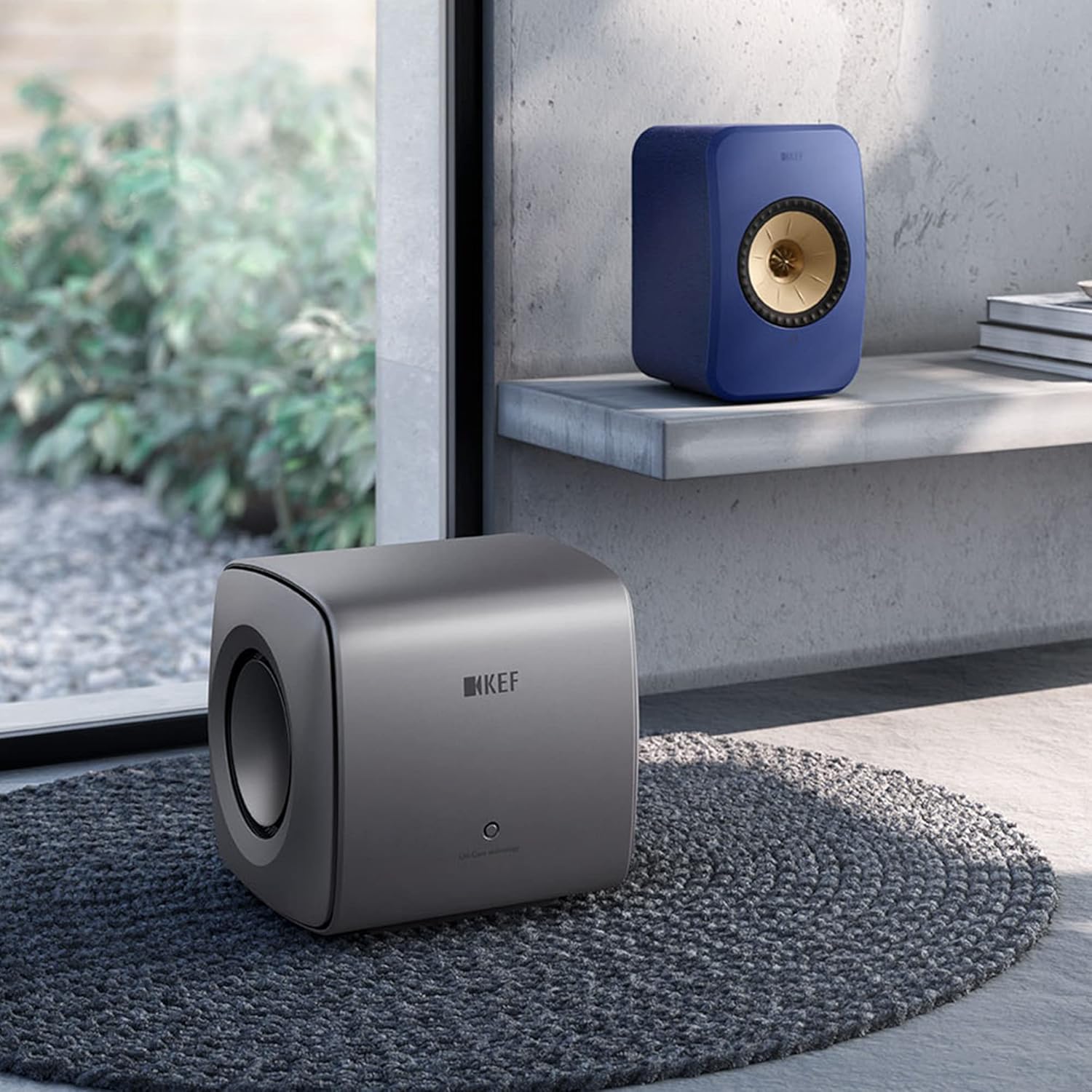 KEF KC62 1000W Subwoofer (500W x 2) Dual 6.5" Uni-Core with iBX (Certified Refurbished)