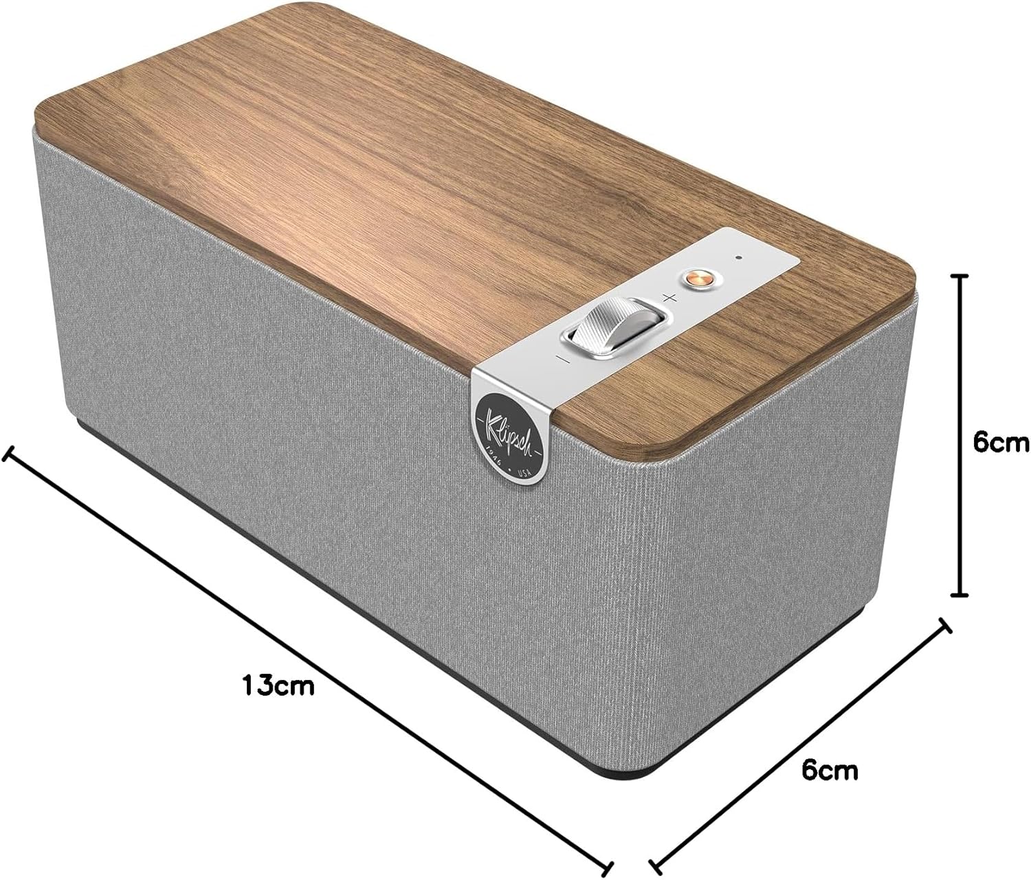 Klipsch The One Plus Compact Premium Bluetooth Speaker System (Certified Refurbished)
