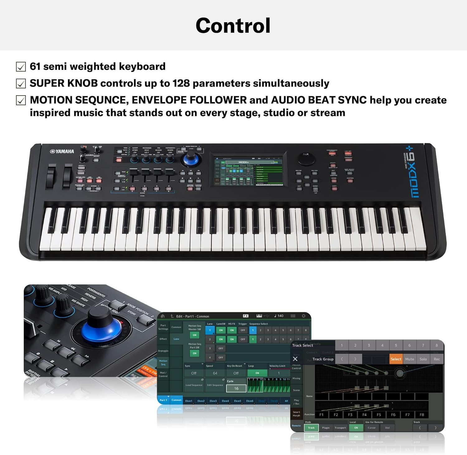 Yamaha MODX6+ 61-Key Synthesizer (Certified Refurbished)