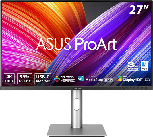 ASUS ProArt Display 27” 4K HDR Professional Monitor (PA279CRV) (Certified Refurbished)