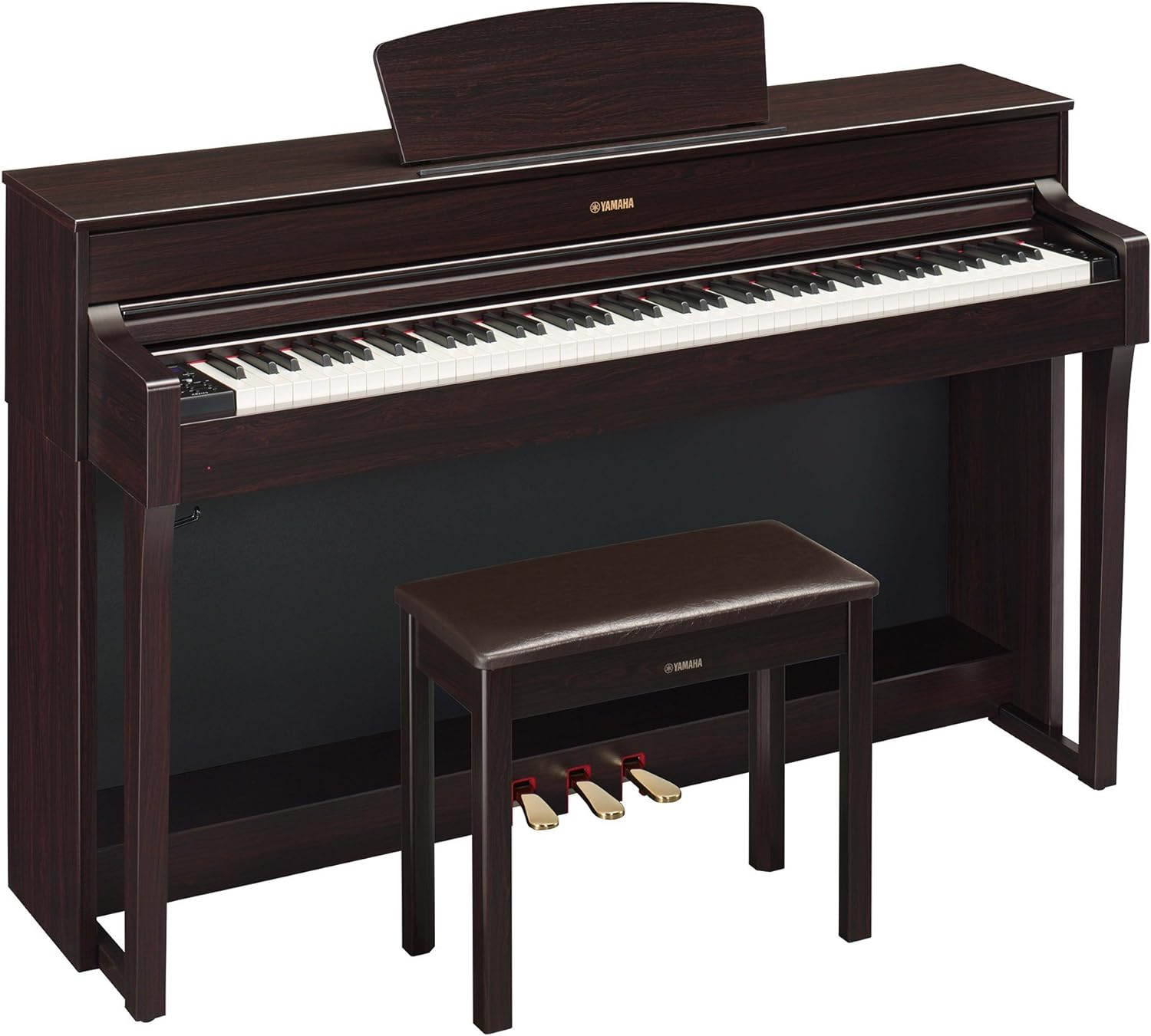 Yamaha YDP184R Arius Series Console Digital Piano with Bench Dark Rosewood (Certified Refurbished)