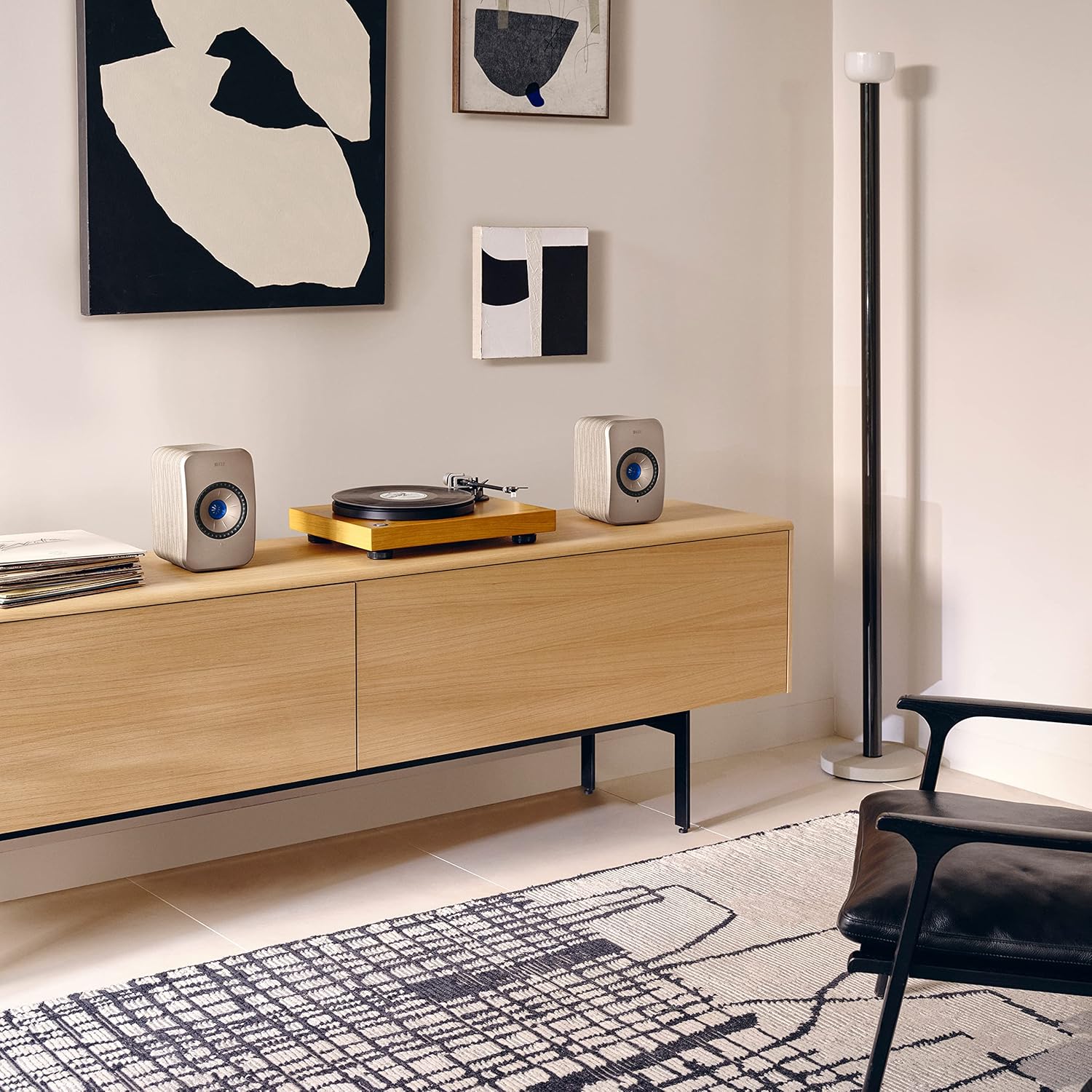 KEF LSX II Wireless HiFi Speaker System (Soundwave) - Pair (Certified Refurbished)