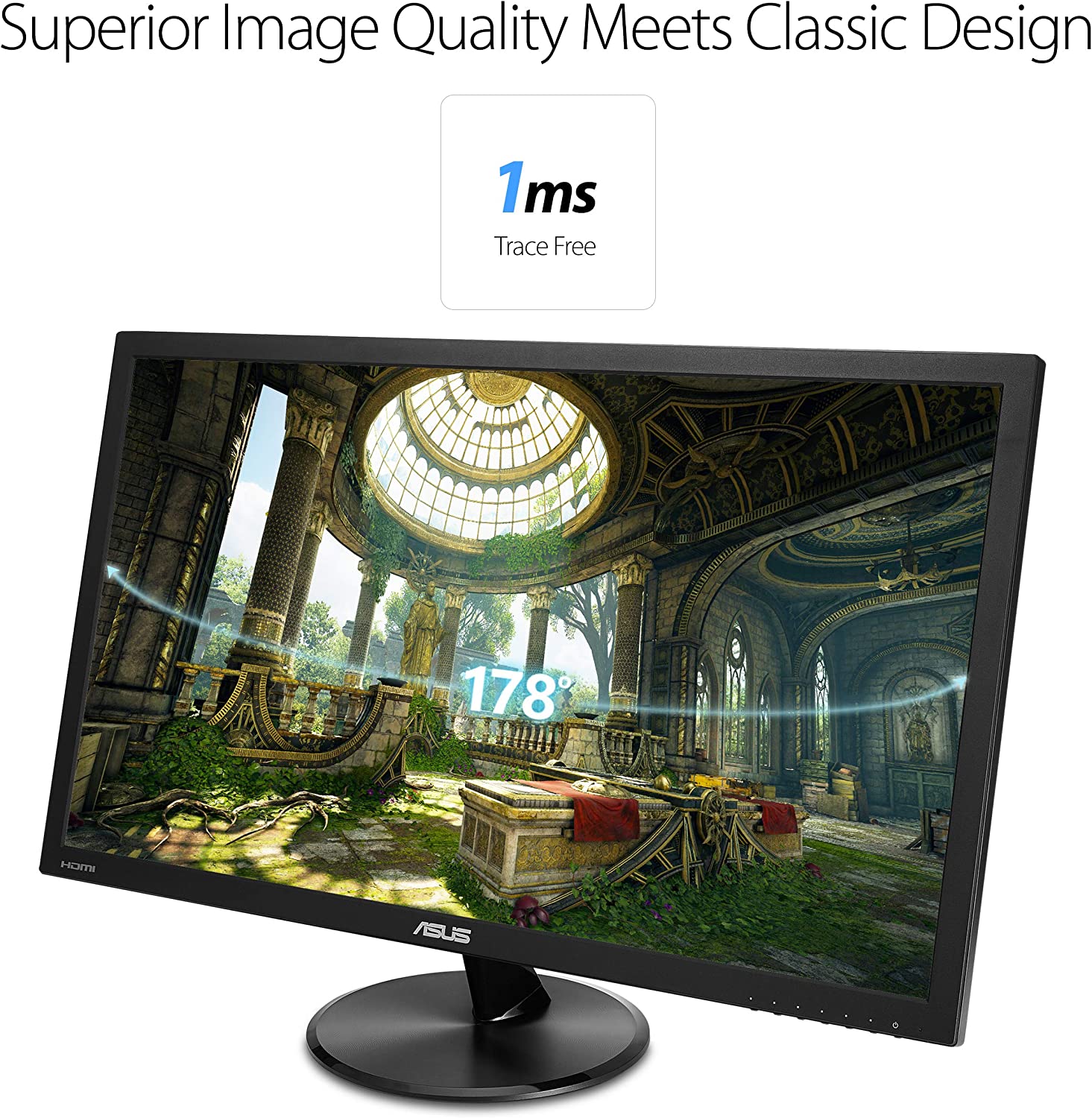 Asus VP228HE Full HD Monitor (Certified Refurbished)