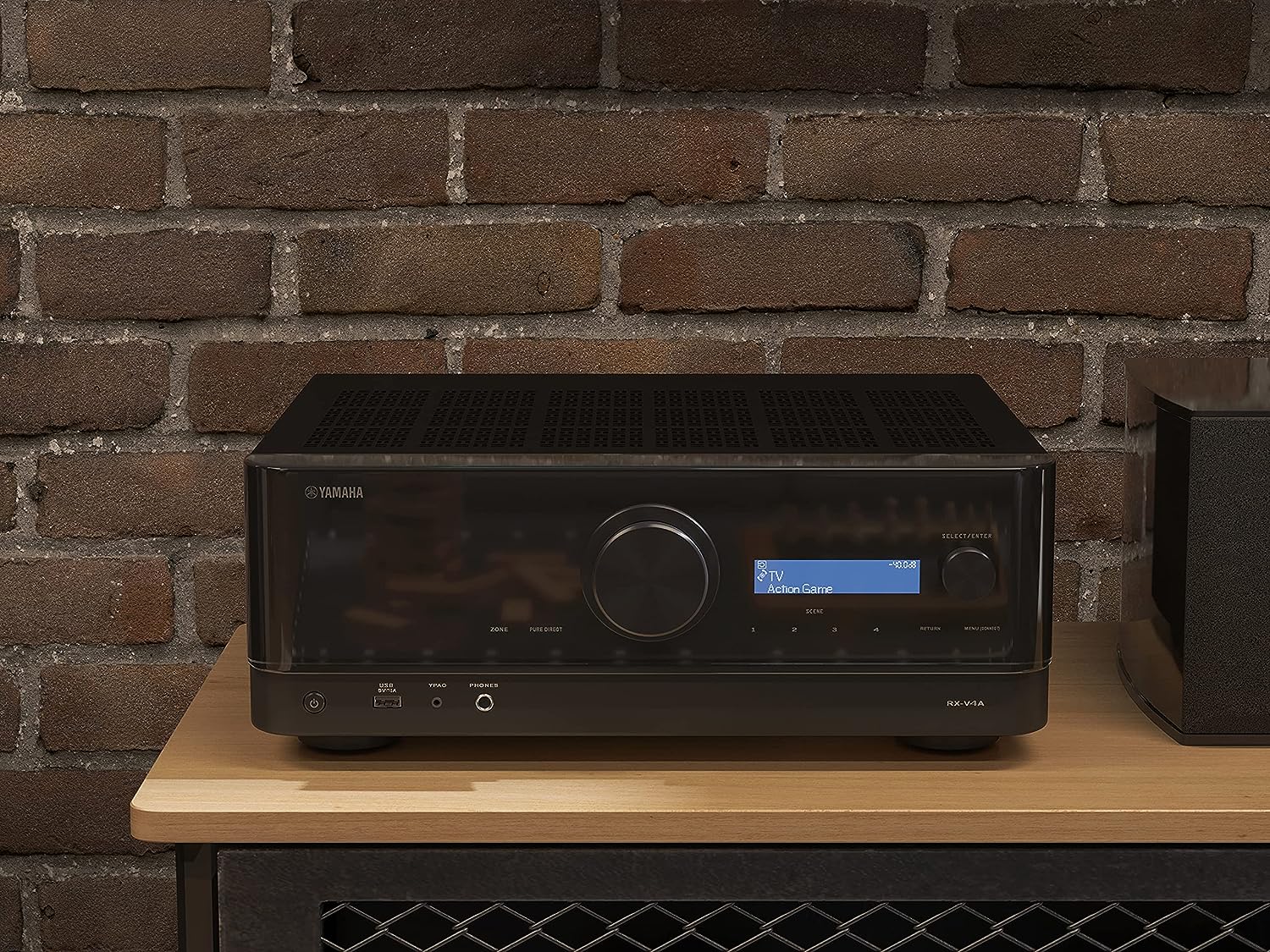 Yamaha AVENTAGE RX-V4A 5.2-Channel AV Receiver with 8K HDMI and MusicCast (Certified Refurbished)