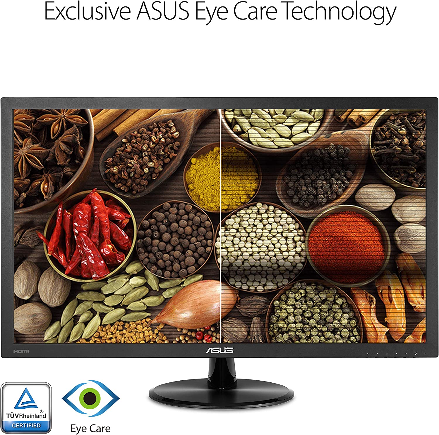 Asus VP228HE Full HD Monitor (Certified Refurbished)