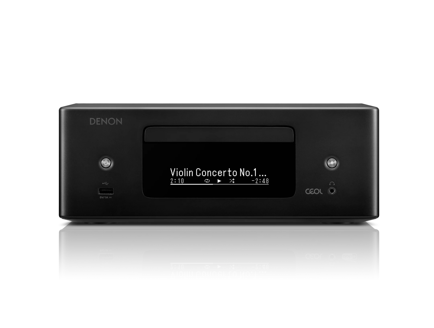 Denon CEOL RCD-N12DAB Mini all-in-one Hi-Fi system with CD player, radio, Powered by HEOS (Certified Refurbished)