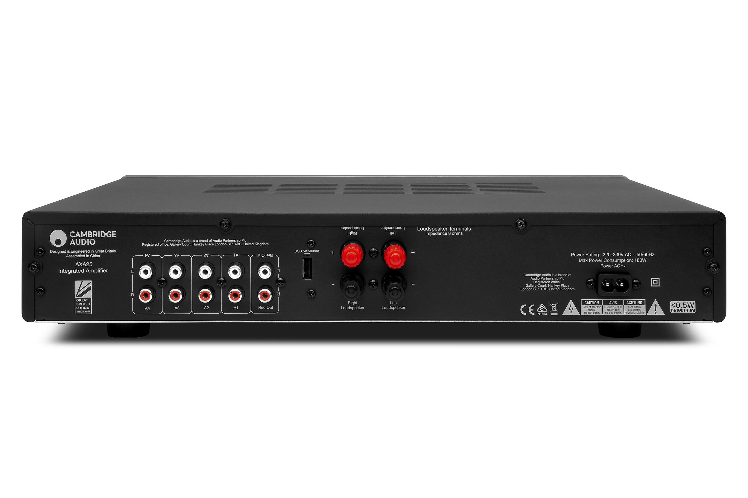 Cambridge Audio AXA25 25 Watt Integrated Stereo Amplifier (Certified Refurbished)