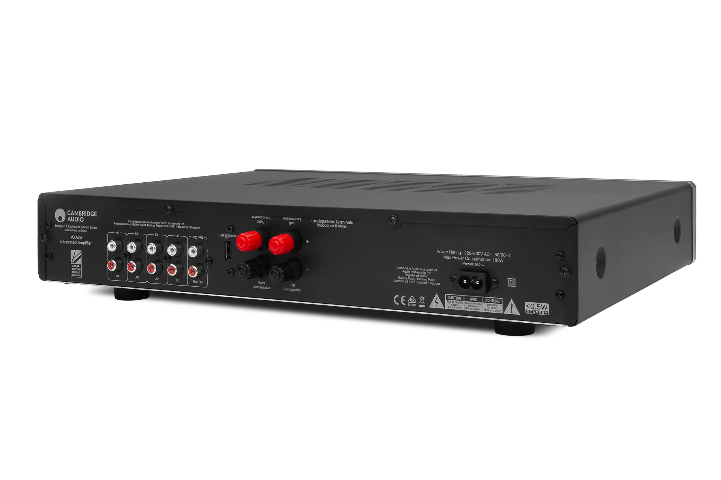 Cambridge Audio AXA25 25 Watt Integrated Stereo Amplifier (Certified Refurbished)