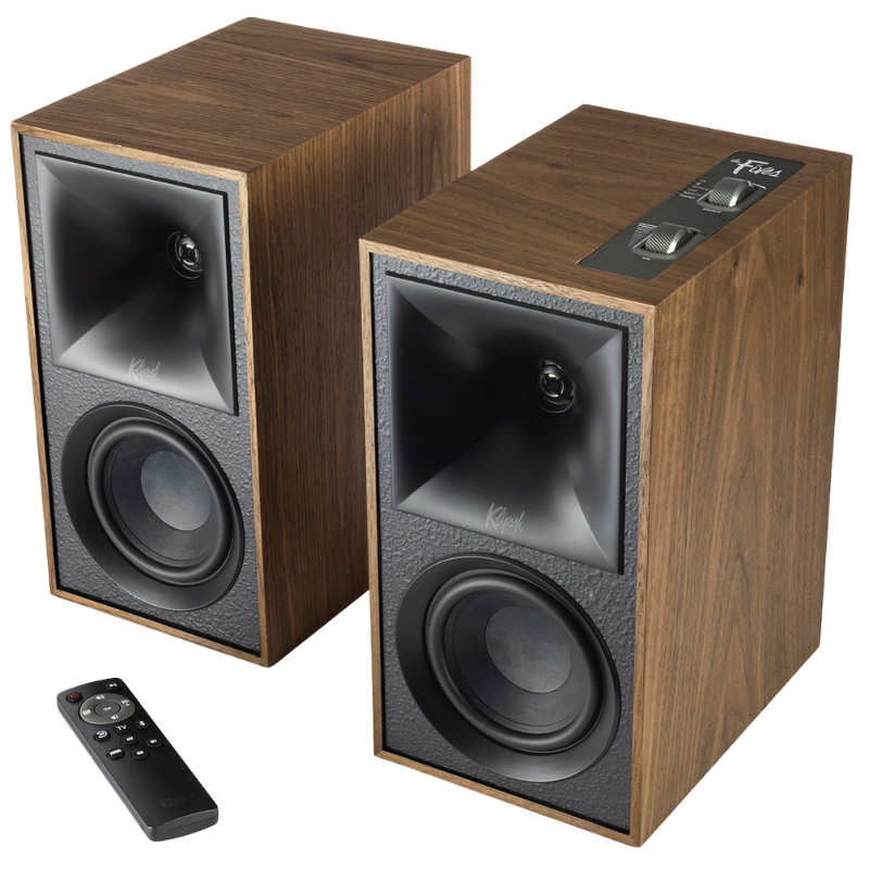 Klipsch The Fives Powered Bookshelf Speakers (Certified Refurbished)