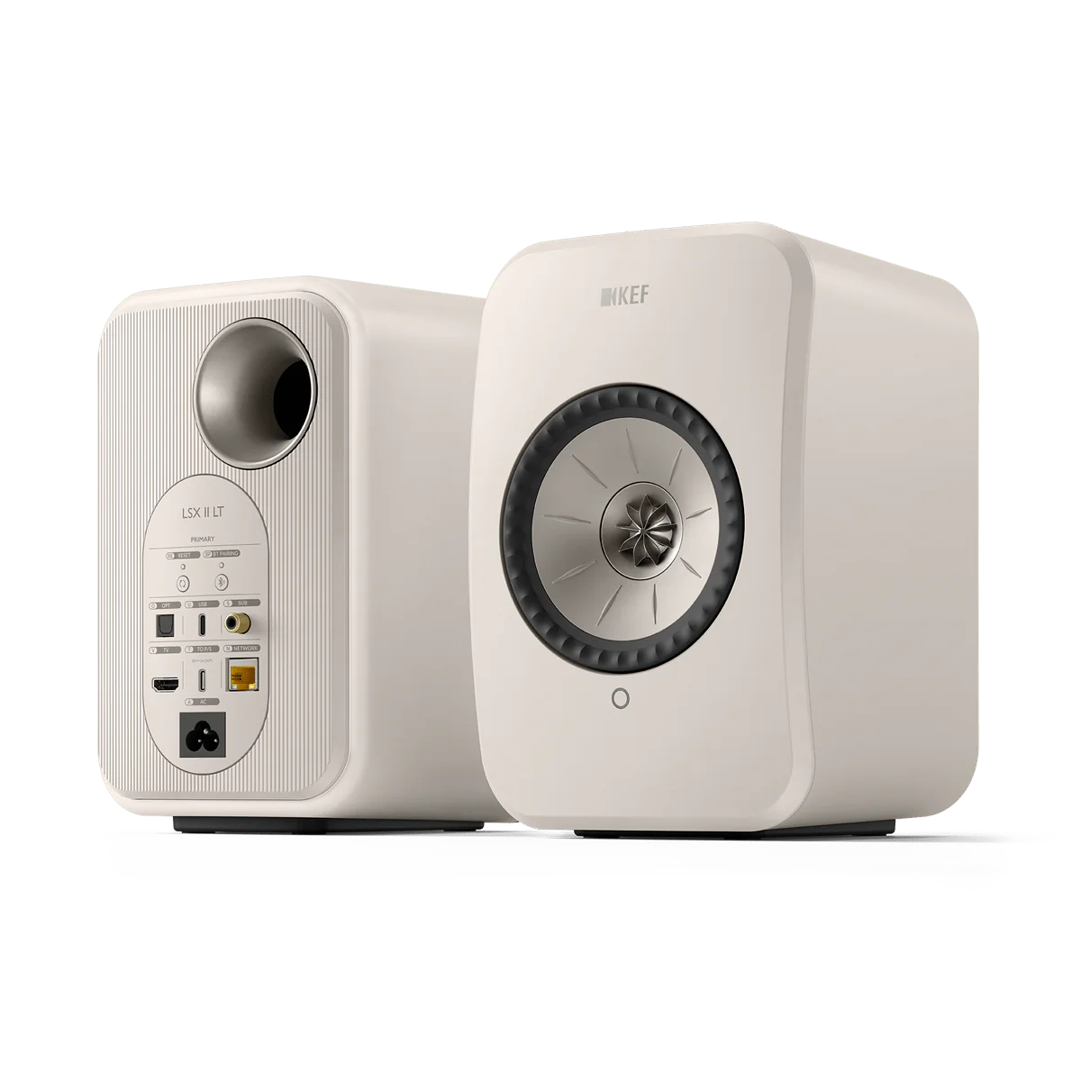 KEF LSX II LT True Wireless Powered Bookshelf Speaker System (Certified Refurbished)