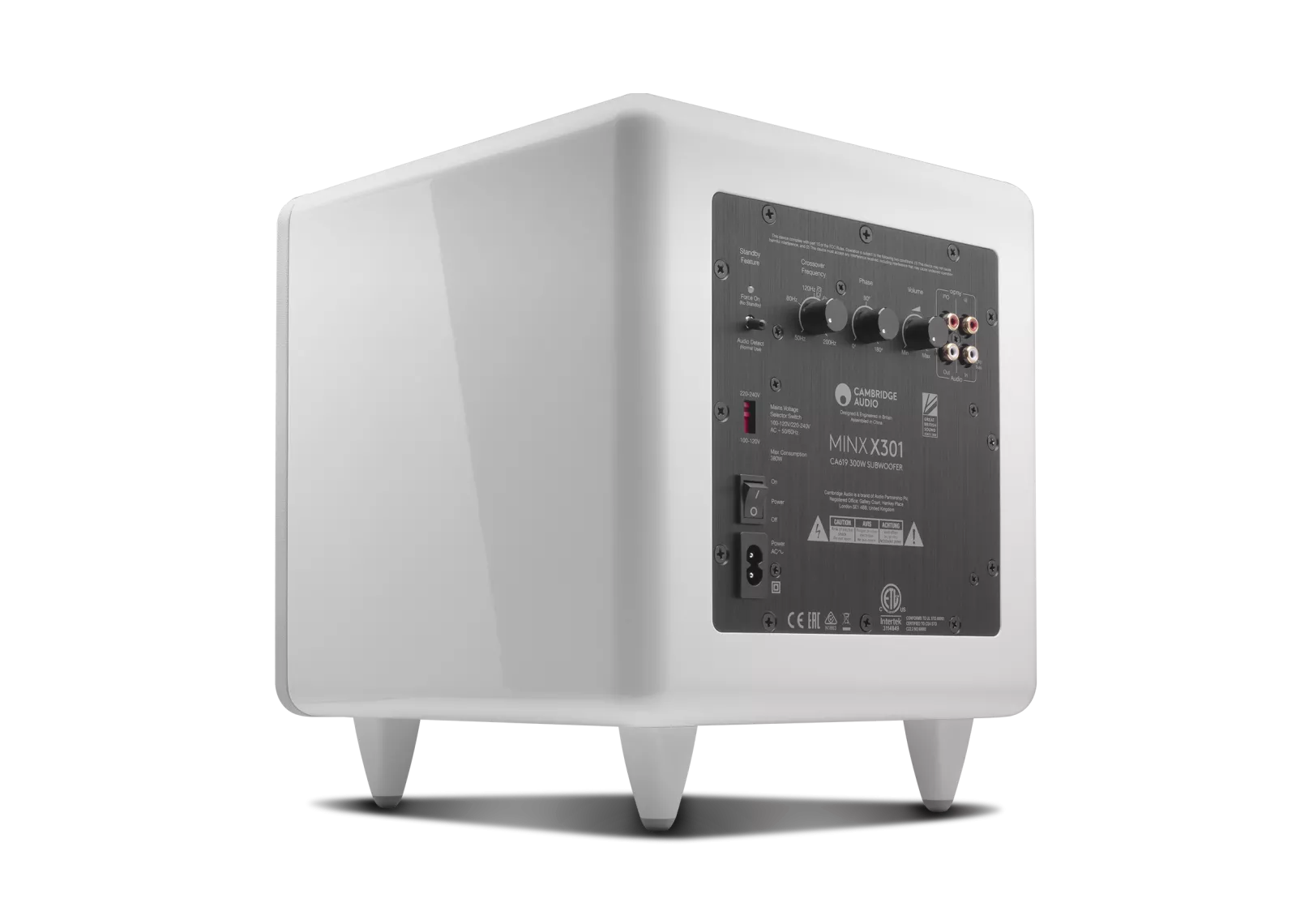 Cambridge Audio Minx X301 Active Subwoofer Speaker (Certified Refurbished)