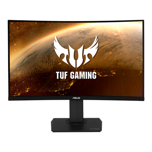 ASUS TUF Gaming VG32VQ Curved HDR Gaming Monitor – 32 inch QHD (2560x1440), 144Hz, Extreme Low Motion Blur Sync, Adaptive-sync, Freesync Premium,1ms (MPRT),HDR10 (Certified Refurbished)
