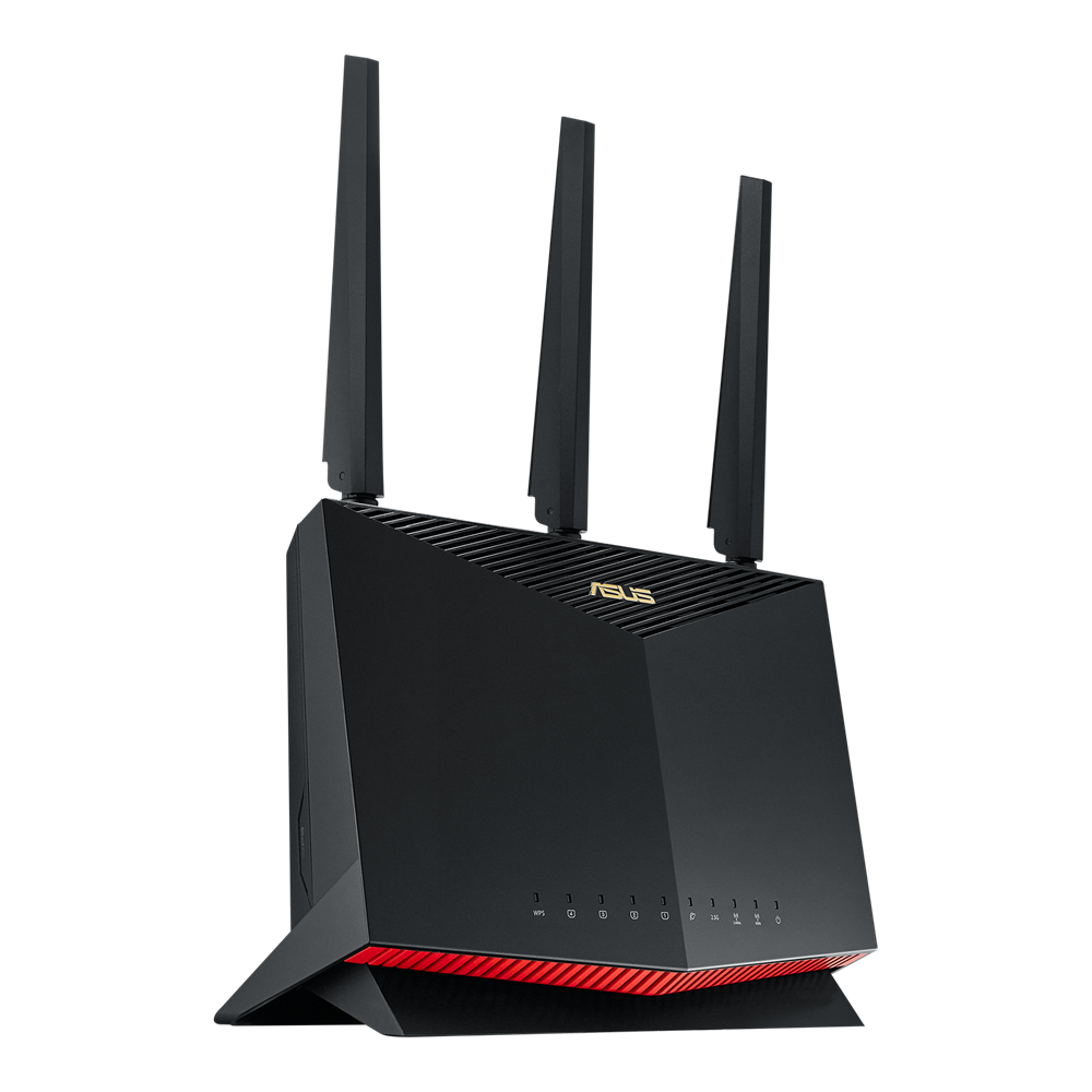 ASUS RT-AX86U (AX5700) Dual Band WiFi 6 Extendable Gaming Router, 2.5G Port, Gaming Port, Mobile Game Mode, Port Forwarding, Subscription-Free Network Security, Instant Guard, VPN, AiMesh Compatible (Certified Refurbished)