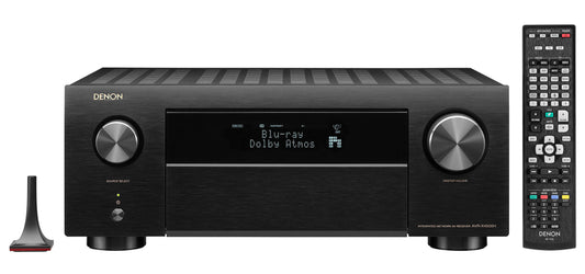 Denon AVR-X4500H 9.2-Channel home theatre receiver with Wi-Fi, Apple AirPlay 2, and Amazon Alexa compatibility (Certified Refurbished)