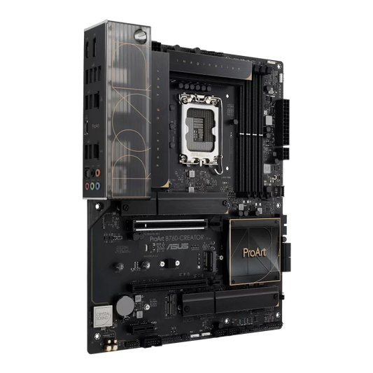 ASUS ProArt B760-CREATOR D4 Intel LGA 1700(13th and 12th Gen) ATX Content Creator Motherboard (Certified Refurbished)