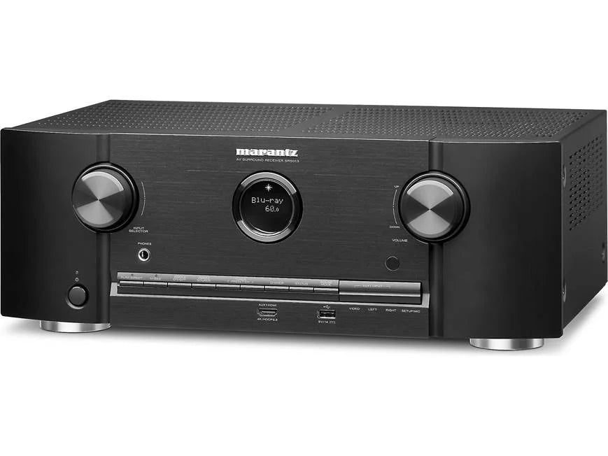 Marantz SR5013 7.2-channel home theatre receiver with Wi-Fi, Apple AirPlay 2, and Amazon Alexa compatibility (Refurbished)