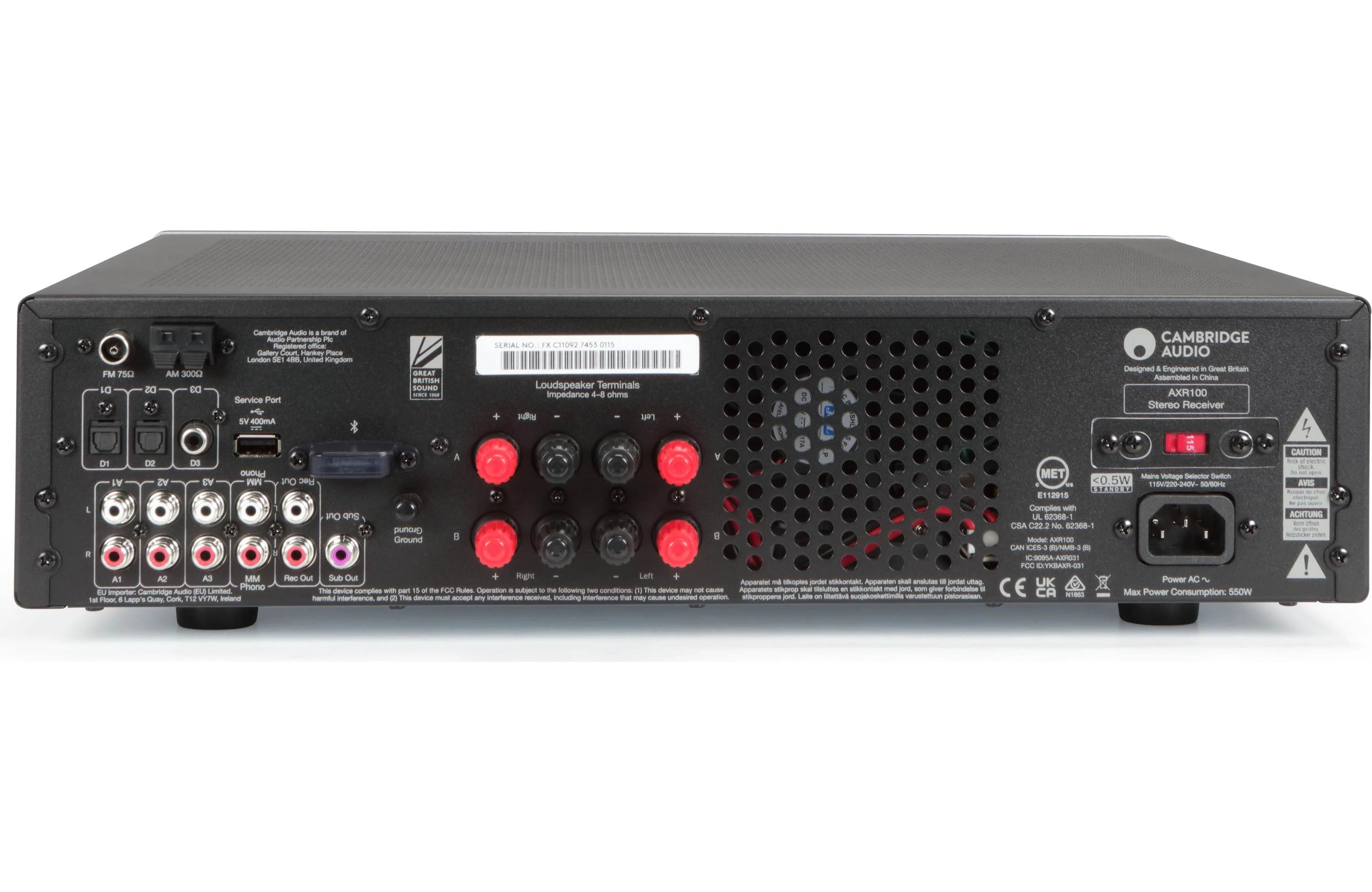 Cambridge Audio AXR100 + KEF LSX II LT Pair Bundle (Certified Refurbished)