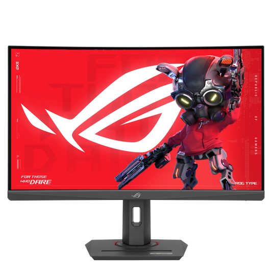 Asus ROG Strix XG27WCS USB Type-C Gaming Monitor – 27-inch 2560x1440, Curved, 180Hz (Above 144Hz), 1ms (GTG), Fast VA, Extreme Low Motion Blur Sync, USB Type-C, FreeSync, DisplayWidget Center, tripod socket, HDR (Certified Refurbished)