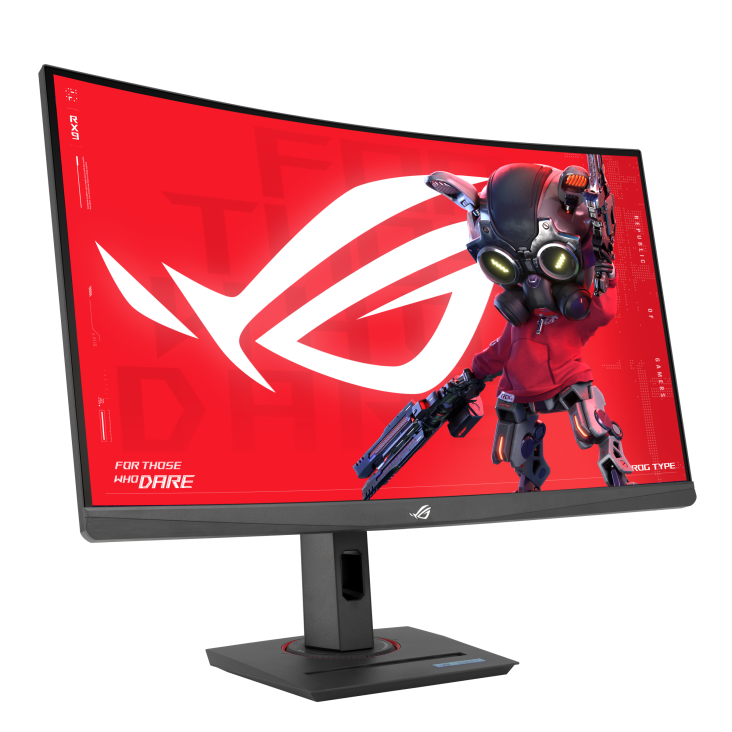 Asus ROG Strix XG27WCS USB Type-C Gaming Monitor – 27-inch 2560x1440, Curved, 180Hz (Above 144Hz), 1ms (GTG), Fast VA, Extreme Low Motion Blur Sync, USB Type-C, FreeSync, DisplayWidget Center, tripod socket, HDR (Certified Refurbished)