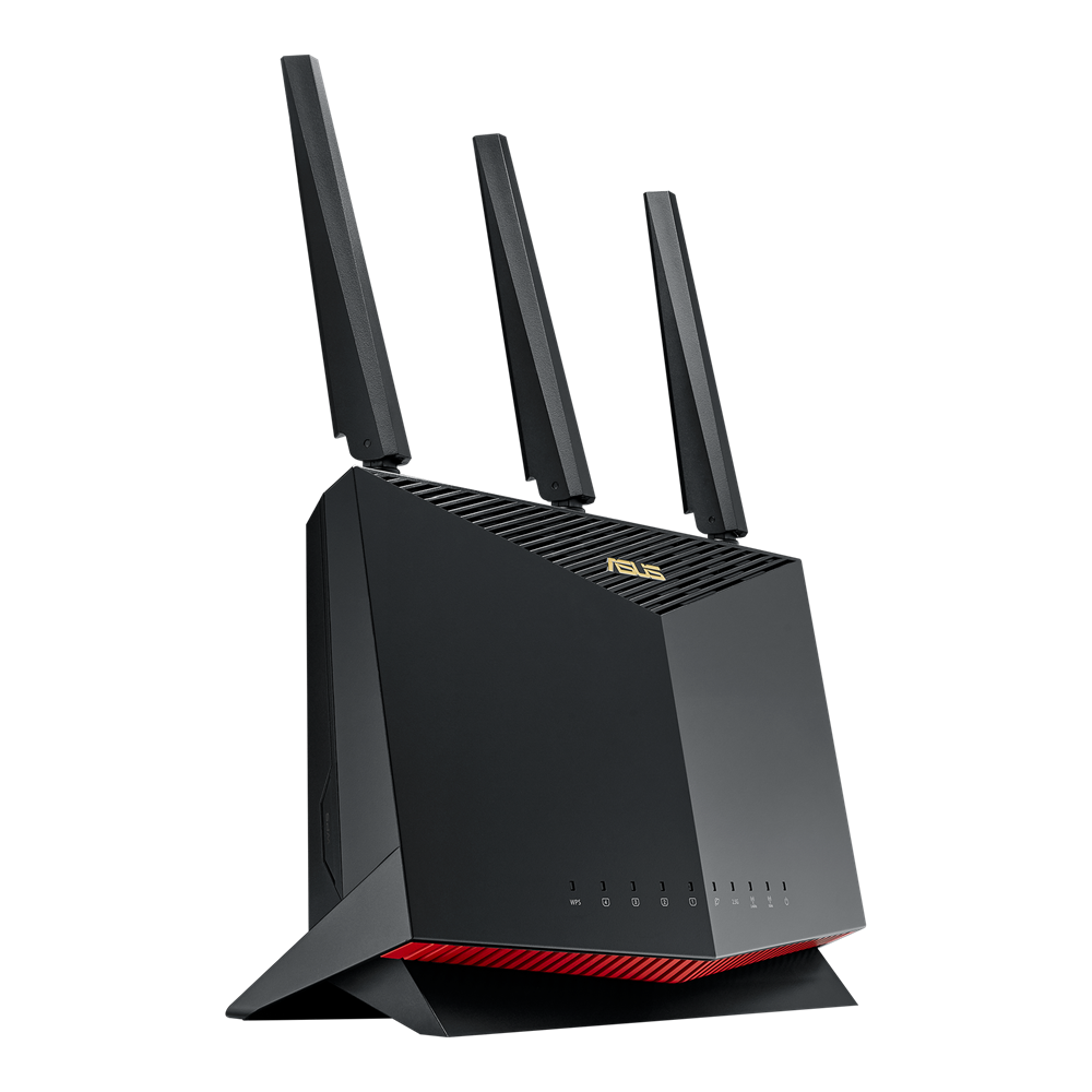 ASUS RT-AX86U (AX5700) Dual Band WiFi 6 Extendable Gaming Router, 2.5G Port, Gaming Port, Mobile Game Mode, Port Forwarding, Subscription-Free Network Security, Instant Guard, VPN, AiMesh Compatible (Certified Refurbished)