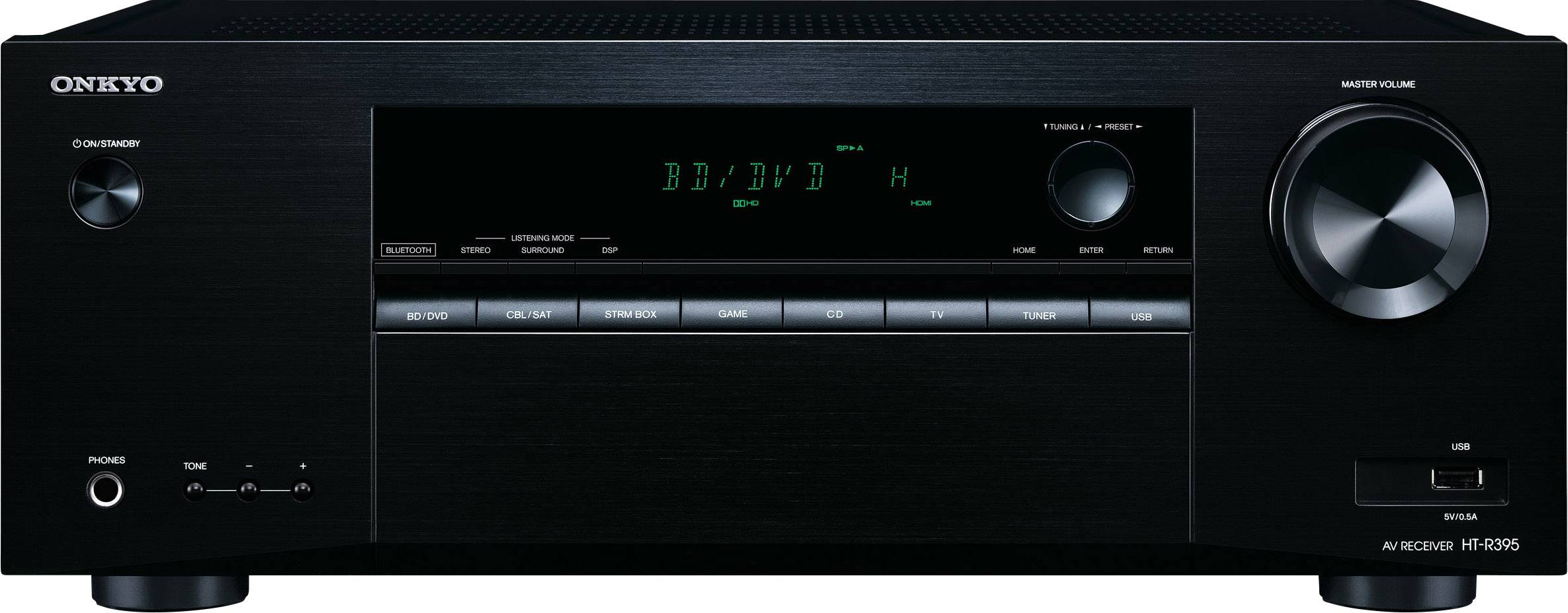 Onkyo HT-R393 5.1 A/V Receiver (Certified Refurbished)
