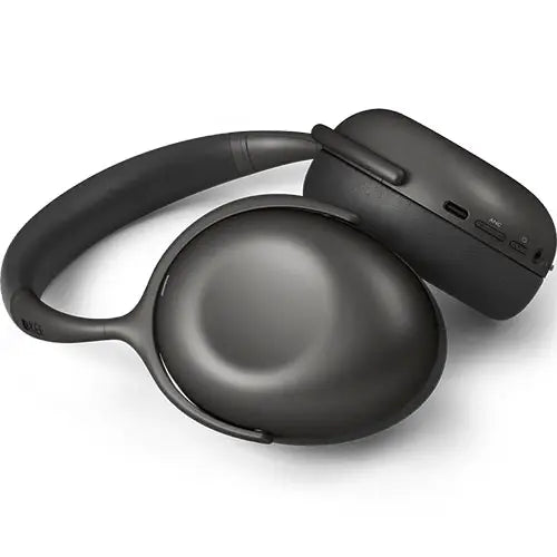 KEF Mu7 Wireless Over-Ear Noise-cancelling Headphones - Charcoal Grey