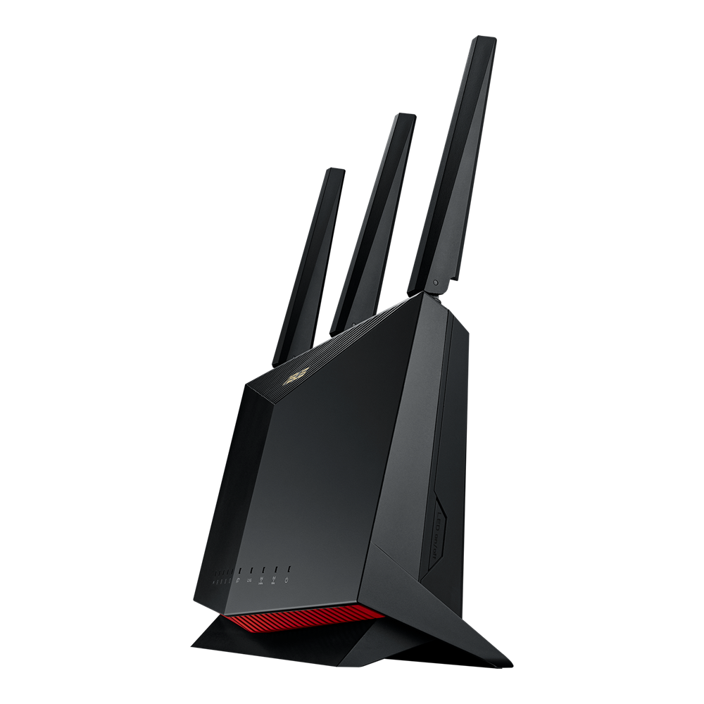 ASUS RT-AX86U (AX5700) Dual Band WiFi 6 Extendable Gaming Router, 2.5G Port, Gaming Port, Mobile Game Mode, Port Forwarding, Subscription-Free Network Security, Instant Guard, VPN, AiMesh Compatible (Certified Refurbished)
