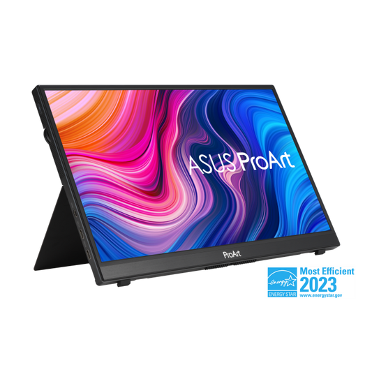 ASUS ProArt Display PA148CTV Portable Professional Monitor - 14-inch, IPS, Full HD (1920 x 1080), 100% sRGB, 100% Rec.709, Color Accuracy ΔE < 2, Calman Verified, USB-C, 10-point Touch, Control Panel, ASUS Dial (Certified Refurbished)