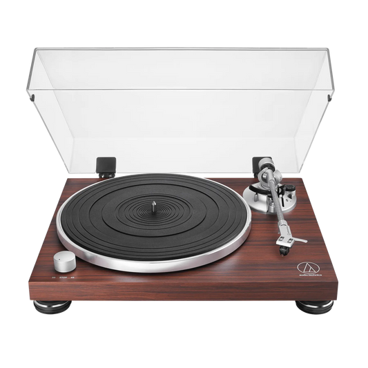 Audio-Technica AT-LPW50BT-RW Manual Belt-Drive Turntable (Certified Refurbished)