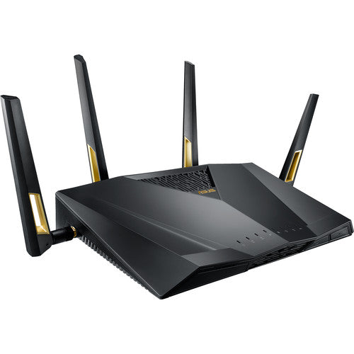 ASUS RT-AX88U Quad-Core Wireless Dual Band WiFi Adaptive QoS AX6000 Router (Certified Refurbished)