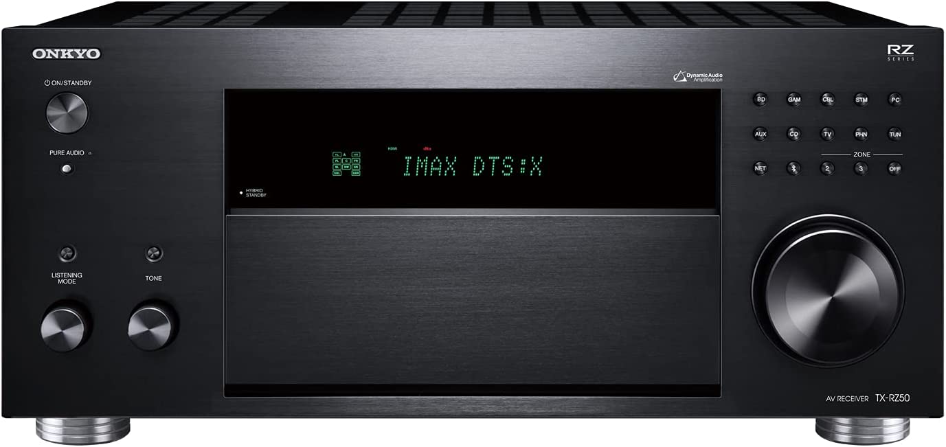 Onkyo TX-RZ50 9.2 Channel 8K HDR Network AV Receiver (Certified Refurbished)