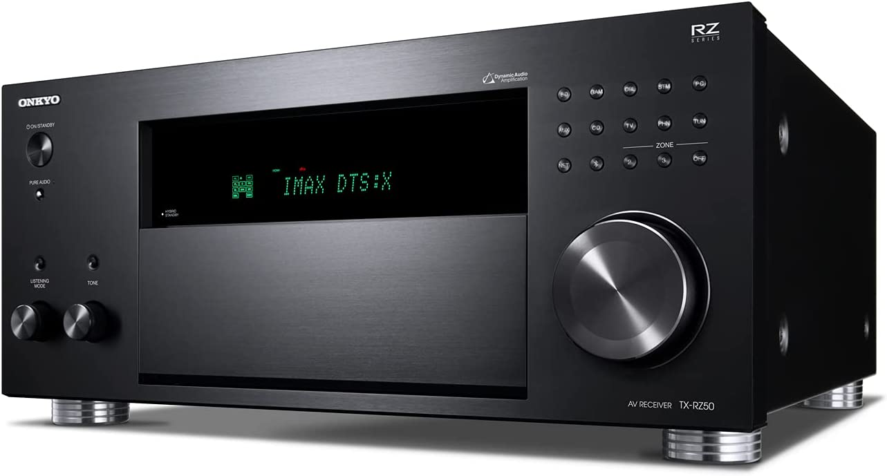 Onkyo TX-RZ50 9.2 Channel 8K HDR Network AV Receiver (Certified Refurbished)