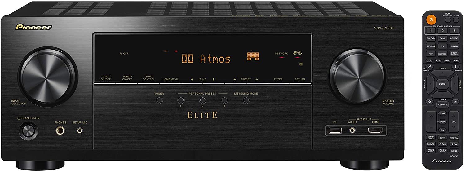 Pioneer VSX-LX304 9.2-ch Network AV Receiver (Certified Refurbished)