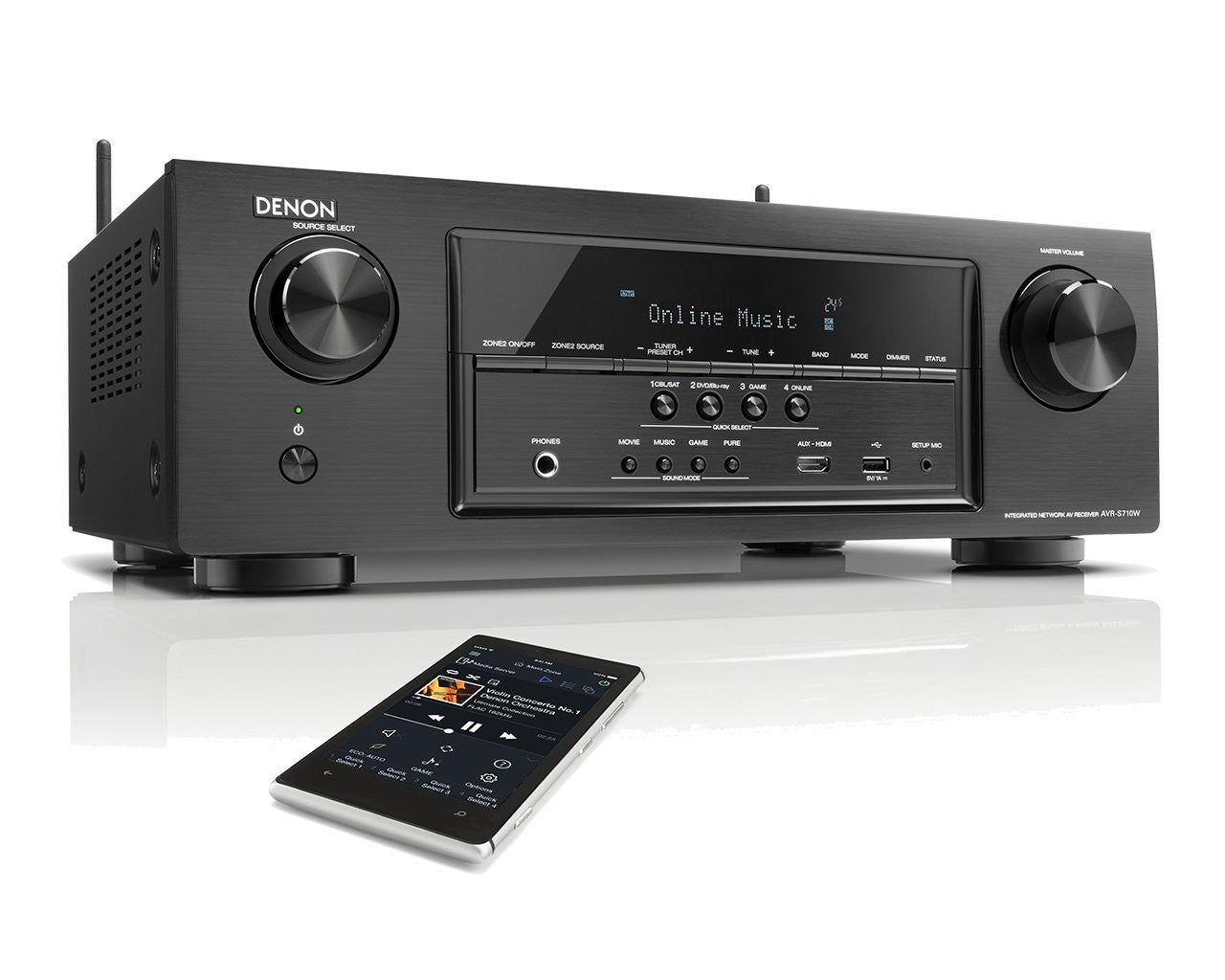 DENON AVR-S710W 7.2 Channel A/V Receiver (Refurbished)