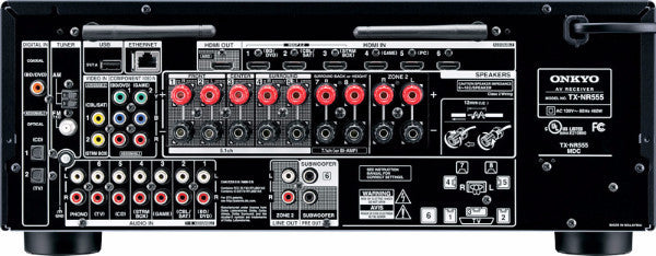Onkyo TX-NR555 Back