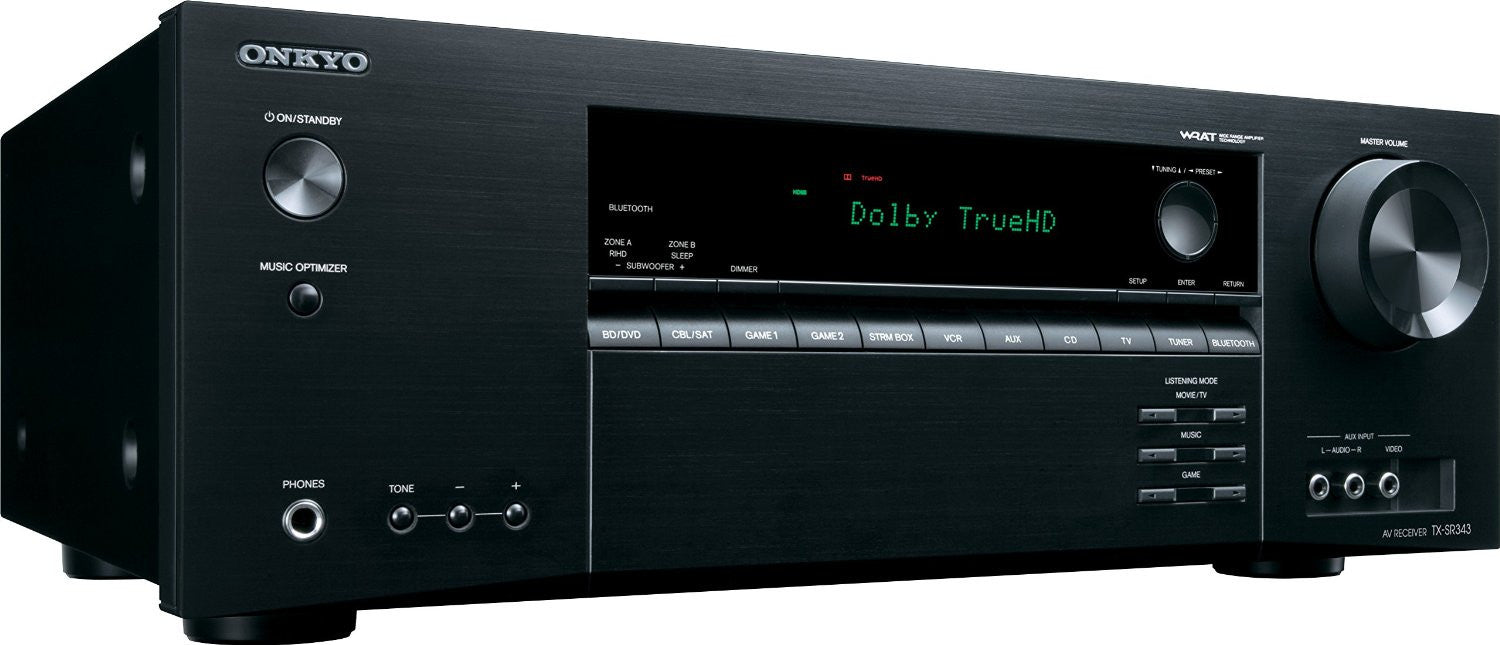 Onkyo TX-SR343 5.1-Channel Receiver (Certified Refurbished)