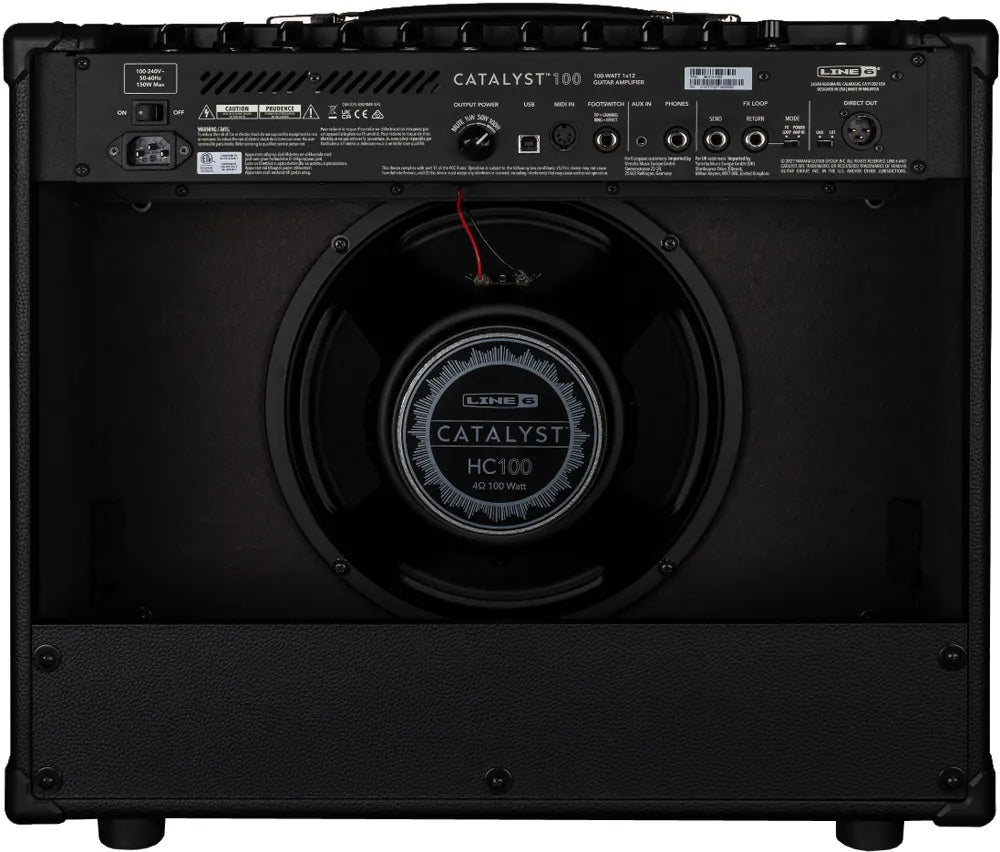 Line 6 Catalyst 100 Guitar Amp 100-Watt, 1x 12-Inch Speaker (Certified Refurbished)