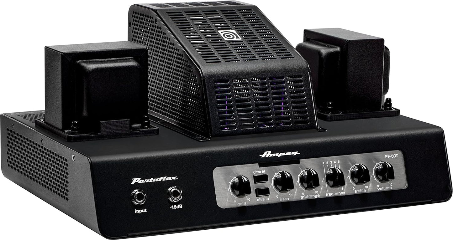 Ampeg PF50T Portaflex Series 50W Bass Head Amplifier (Certified Refurbished)
