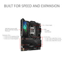 ASUS ROG Strix X670E-F Gaming WIFI6E Socket AM5 (LGA 1718) Ryzen 7000 Gaming Motherboard(PCIe 5.0, DDR5,16 + 2 Power Stages,Four M.2 Slots (Certified Refurbished)