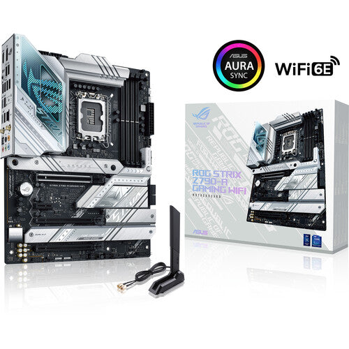 ASUS ROG Strix Z790-A Gaming WiFi LGA1700(Intel 13th&12th Gen) ATX Gaming Motherboard(16+1 Power Stages,4xM.2 Slots, PCIe 5.0,WiFi 6E,USB 3.2 Gen 2x2 Type-C with PD 3.0 up to 30W) (Certified Refurbished)