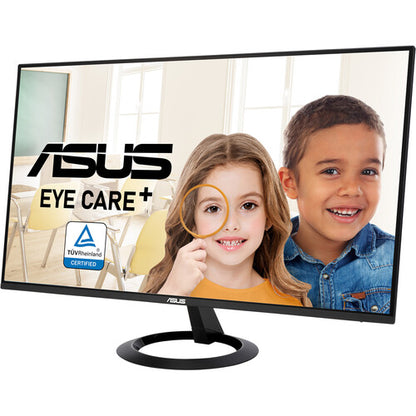 ASUS VZ27EHF Eye Care Gaming Monitor – 27 inch Full HD (1920 x 1080), IPS, Frameless, 100Hz, Adaptive-Sync, 1ms MPRT, HDMI, Low Blue Light, Flicker Free, Wall Mountable (Certified Refurbished)