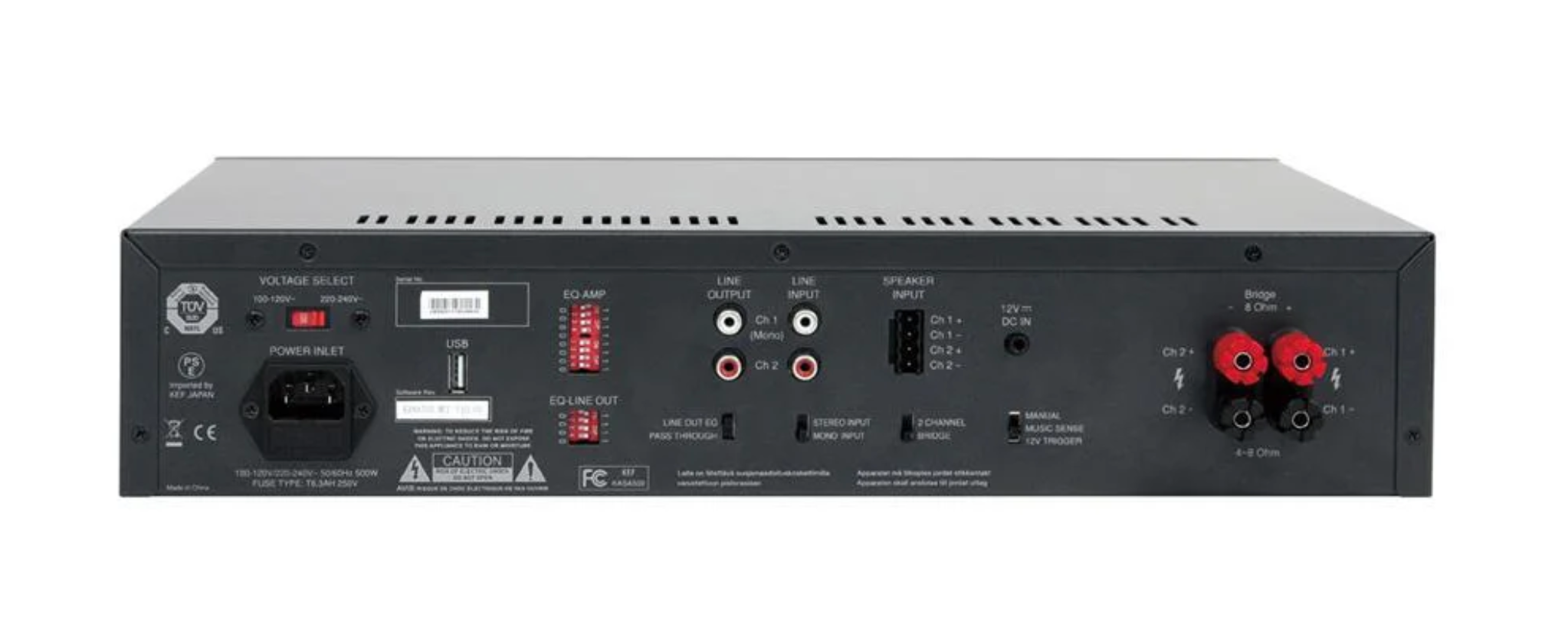 KEF KASA500 Class-D Dual 250WPC DSP Controlled Systems Amplifier (Certified Refurbished)