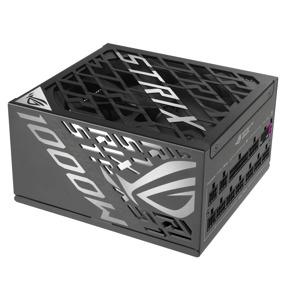 ASUS ROG Strix 1000W 80 Plus Platinum Fully Modular Gaming Power Supply (ATX 3.1, PCIe 5.1 16-pin Cable, ROG Heatsinks, Axial-tech Fan, 0dB Technology) (Certified Refurbished)
