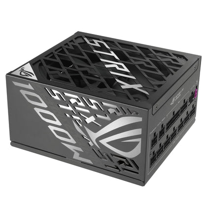 ASUS ROG Strix 1000W 80 Plus Platinum Fully Modular Gaming Power Supply (ATX 3.1, PCIe 5.1 16-pin Cable, ROG Heatsinks, Axial-tech Fan, 0dB Technology) (Certified Refurbished)