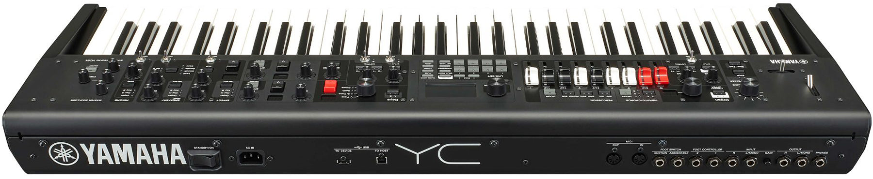 Yamaha YC61 YC Series 61 Key Organ Style Stage Keyboard with Waterfall Action (Certified Refurbished)