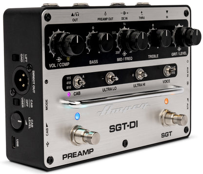 Ampeg SGTDI Preamp and DI All In One Stompbox (Certified Refurbished)