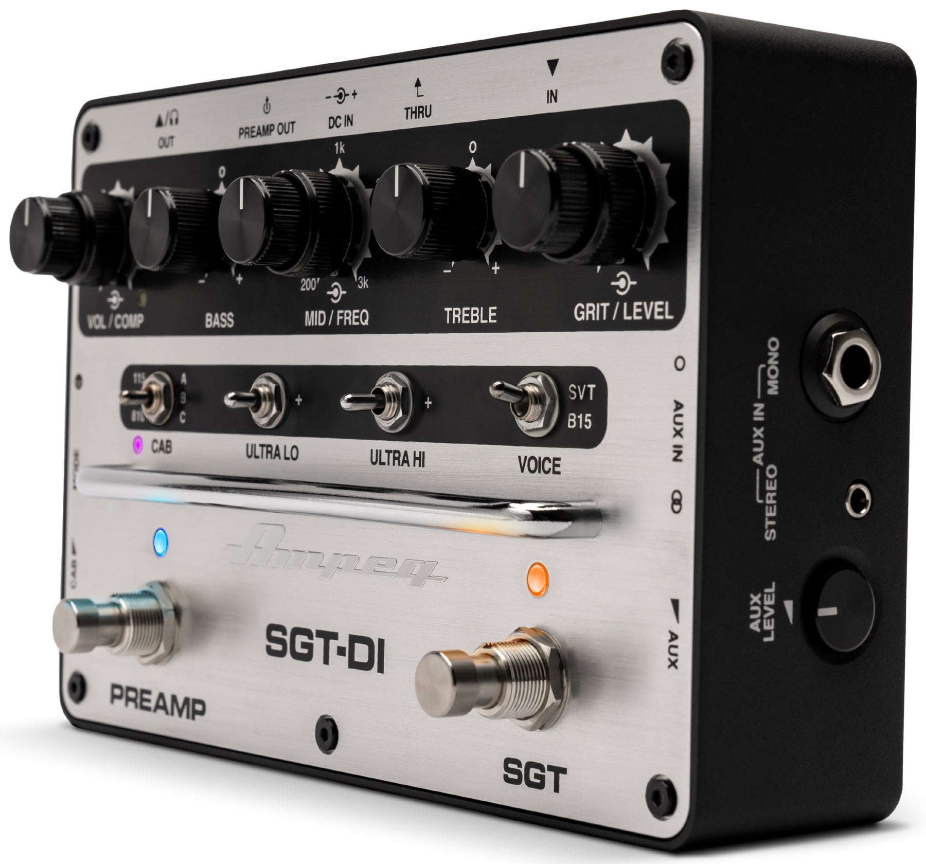 Ampeg SGTDI Preamp and DI All In One Stompbox (Certified Refurbished)